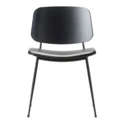 Soborg Chair - Steel Frame, Seat Upholstered