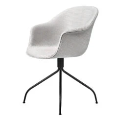 Gubi Bat Meeting Chair - Swivel Base - Fully Upholstered