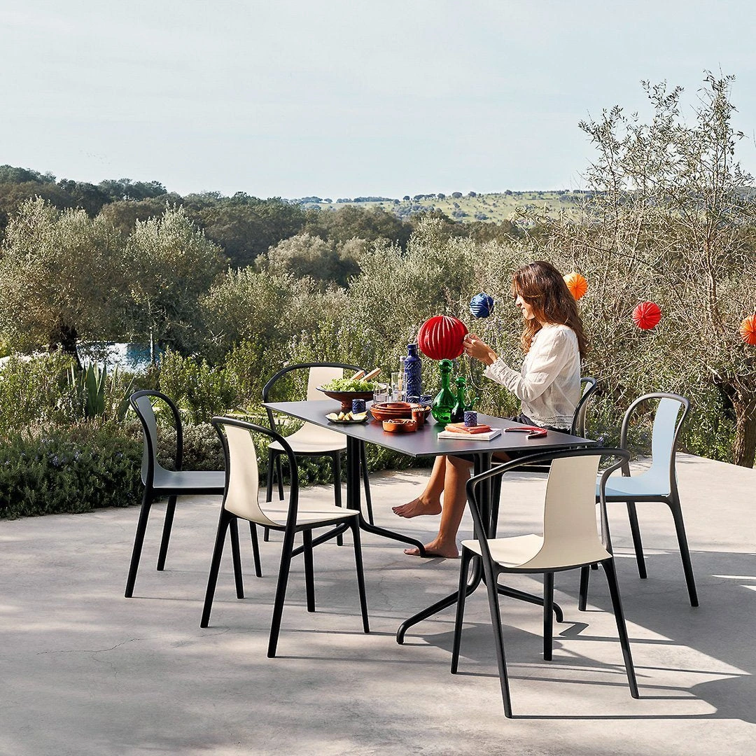 Vitra Belleville Bistro Table - Rectangular - Outdoor - Image 3