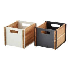 Box Storage Box 10 Box Storage Box -Danish Design Store Box white and lavagrey