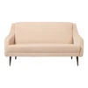 Gubi CDC.2 Sofa 2 Gubi CDC.2 Sofa -Danish Design Store CDC.1 Sofa Wood FullyUpholstered AmericanWalnut GUBI Velluto Beige Front
