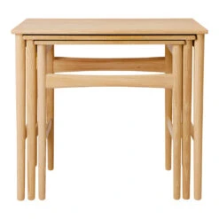 CH004 Nesting Tables -Danish Design Store CH004 oak oil all front