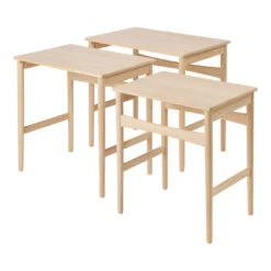 CH004 Nesting Tables -Danish Design Store CH004 oak soap all side v1