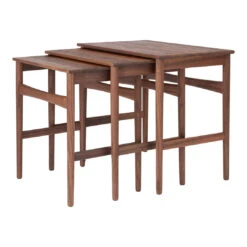 CH004 Nesting Tables -Danish Design Store CH004 walnut oil all side