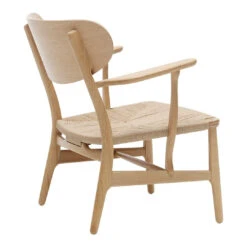 CH22 Lounge Chair 22 CH22 Lounge Chair -Danish Design Store CH22 oak walnut cover cap back