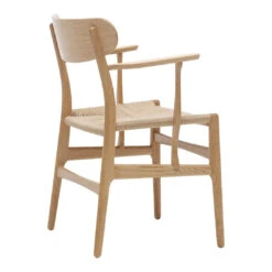 CH26 Dining Chair -Danish Design Store CH26 oak walnut cover cap back