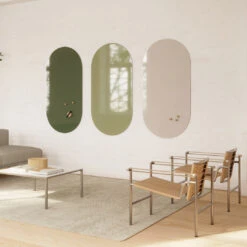 Ambit Magnetic Glass Board 14 Ambit Magnetic Glass Board -Danish Design Store CHAT BOARD Ambit Pine Khaki Sand ambient 1