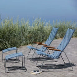 Click Outdoor Footrest -Danish Design Store CLICK Lounge footrest pigeon blue HOUE 0979 high