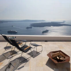 Click Outdoor Lounge Chair -Danish Design Store CLICK Lounge w footrest black EYELET black HOUE 1965 high