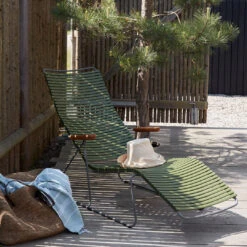 Click Outdoor Sunlounger -Danish Design Store CLICK Sunlounger olive green HOUE 0736 high