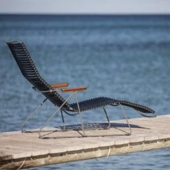 Click Outdoor Sunlounger -Danish Design Store CLICK Sunlounger black