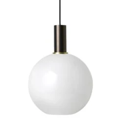 Ferm LIVING Opal Shade 23 Ferm LIVING Opal Shade -Danish Design Store COLLECT BLACK BRASS 1440x1920 0008 opal white low