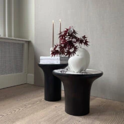 101 COPENHAGEN Trumpet Side Table -Danish Design Store Candle Holder mini and Toe Chair 3