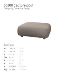 Capture Pre-configured Sofa - Setup 4 -Danish Design Store Capture Pouf