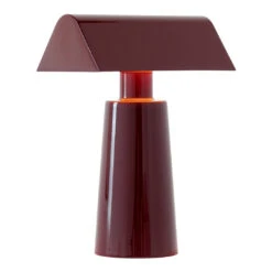 Caret MF1 Portable Table Lamp 25 Caret MF1 Portable Table Lamp -Danish Design Store Caret MF1 Dark Burgundy on