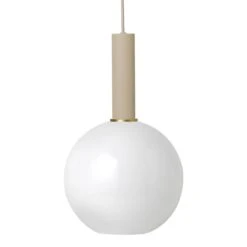 Ferm LIVING Opal Shade 40 Ferm LIVING Opal Shade -Danish Design Store Cashmere Master 0006 sphere opal high