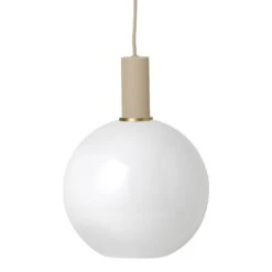 Ferm LIVING Opal Shade 30 Ferm LIVING Opal Shade -Danish Design Store Cashmere Master 0007 sphere opal low
