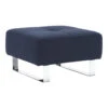 Deluxe Excess Ottoman 2 Deluxe Excess Ottoman -Danish Design Store Cassius D.E.L puff chrome legs 528 Mixed dance blue 2
