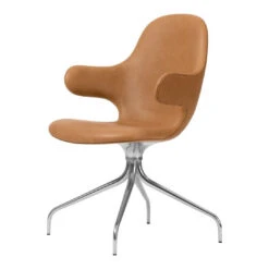 Catch JH2 Chair -Danish Design Store Catch Brown Leather JH2 3