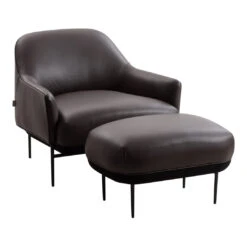 Chill Lounge Stool 24 Chill Lounge Stool -Danish Design Store Chill lounge chair and stool Low back Parma black 72 dpi