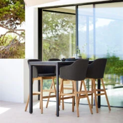 Choice Outdoor Bar Chair - Wood Base - W/ Seat Cushion 41 Choice Outdoor Bar Chair - Wood Base - W/ Seat Cushion -Danish Design Store Choice bar chair drop bar table 89267a8d 53e0 4db5 b2ef a530cc7746ef