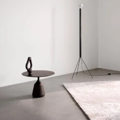 Coin Side Table -Danish Design Store Coin Low Dark Brown Oak Elba col. Oat 300 dpi 083feb8a eae7 4383 b54e f212065b3a9a