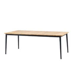 Core Outdoor Dining Table 16 Core Outdoor Dining Table -Danish Design Store Core diningtable anthracite teak 210x100 1