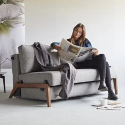 Cubed 02 Deluxe Sofa - Full -Danish Design Store Cubed 02 dark wood 521 mixed dance grey 1