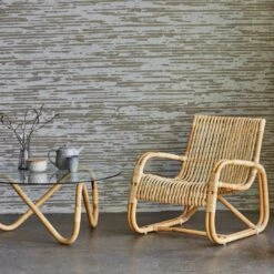 Curve Indoor Lounge Chair -Danish Design Store Curve natur chair wave table