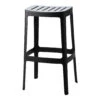 Cut Outdoor Bar Stool - Stackable 2 Cut Outdoor Bar Stool - Stackable -Danish Design Store Cut barstol str sort
