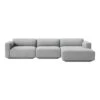 Develius Models E & F - 3-Seater Sofa W/ Chaise -Danish Design Store Develius Hallingdal 130 Configuration F