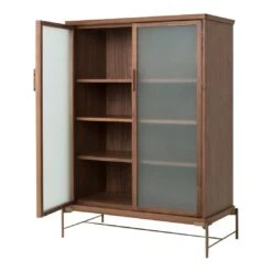 Dowry Cabinet 15 Dowry Cabinet -Danish Design Store Dowry Cabinet III Frosted Glass Side 01