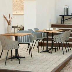 Drop Outdoor Café Table - Rectangular -Danish Design Store Drop Cafe 50408AL Choice 54500PPT