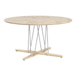 E022 Embrace Outdoor Table 19 E022 Embrace Outdoor Table -Danish Design Store E022 teak untreated stainlesssteel y140 side