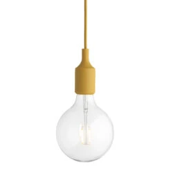 Muuto E27 Pendant Lamp -Danish Design Store E27 mustard LED 0295