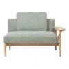 E320 Embrace Modular Sofa W/ Right Arm (41.3" L) -Danish Design Store E320R oak oil moss003 CUE300L front