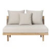 Embrace Outdoor Modular Sofa - Modules -Danish Design Store E500 teak untreated lifeoat1760 front