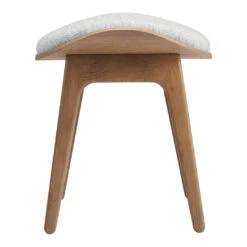 Elephant Lounge Stool - Seat Upholstered 33 Elephant Lounge Stool - Seat Upholstered -Danish Design Store ELEPHANT STOOL SMOKED KVADRAT 3