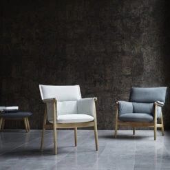 E005 Embrace Chair 37 E005 Embrace Chair -Danish Design Store EOOS E005 oak oil fabric basel121 E015 oak oil fabric basel189 E016 footstool oak fabric basel189 landscape