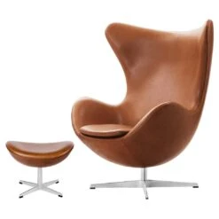 Fritz Hansen Egg Chair -Danish Design Store Egg footstool elegance walnut 9e7867f0 db22 46dd 901a 8f0af1054d20