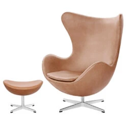 Fritz Hansen Egg Chair -Danish Design Store Egg footstool rustic 6e55f873 d121 4013 85b9 c686d392ae4a