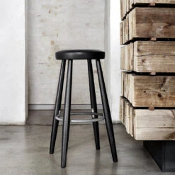 CH56 Bar Stool 14 CH56 Bar Stool -Danish Design Store Env CH56 Black