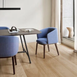 Event Armchair -Danish Design Store Event Chair V1 with armrest Fiord 2 col. 771 Vector table 270 Dark brown stained oak 300 dpi