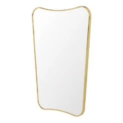 Gubi Ponti F.A. 33 Rectangular Wall Mirror 13 Gubi Ponti F.A. 33 Rectangular Wall Mirror -Danish Design Store FA 33 WallMirror 54x80 PolishedBrass Side