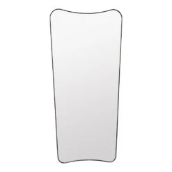 Gubi Ponti F.A. 33 Rectangular Wall Mirror 12 Gubi Ponti F.A. 33 Rectangular Wall Mirror -Danish Design Store FA 33 WallMirror 69x146 BlackBrass Front