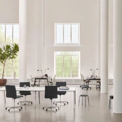 Fritz Hansen Pluralis Meeting Table (126" L) 29 Fritz Hansen Pluralis Meeting Table (126" L) -Danish Design Store FH Oxford 3191W chair Pluralis Table matching base RGB