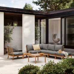 Fritz Hansen Skagerak Tradition Outdoor Modular Sofa 37 Fritz Hansen Skagerak Tradition Outdoor Modular Sofa -Danish Design Store FH Tradition Charcoal Setting 2 A