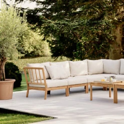 Fritz Hansen Skagerak Tradition Outdoor Modular Sofa 35 Fritz Hansen Skagerak Tradition Outdoor Modular Sofa -Danish Design Store FH Tradition Light Sand Setting 1 D e3d65917 e4f5 43be a4b0 45a7181717a5