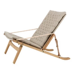 Plico Lounge Chair -Danish Design Store FK11 oak oil canvas side1