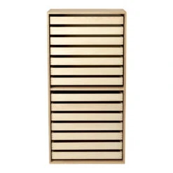 FK631120 Deep Bookcase W/ 14 Trays